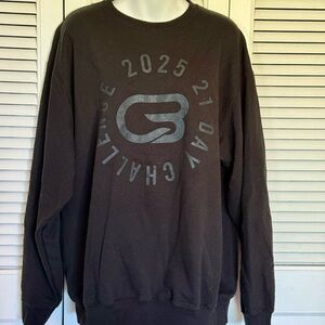 CycleBar Black Graphic Crewneck Sweater - Challenge 2025